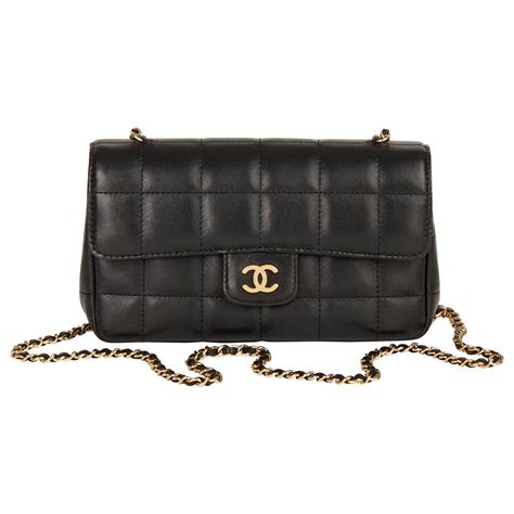 chanel chacolate bar small handbag|chanel lambskin mini chocolate bar flap.